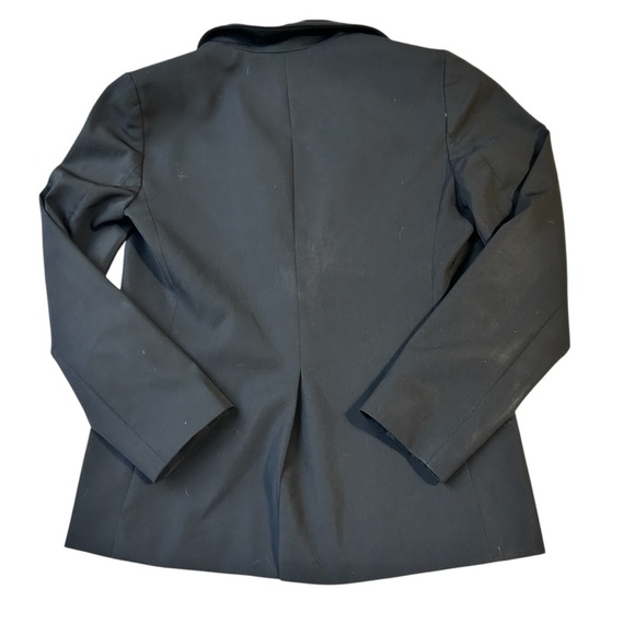 Everlane Blazer Size 0 Womens Black Jacket Wool One Button Lined Size 4 - Picture 2 of 7